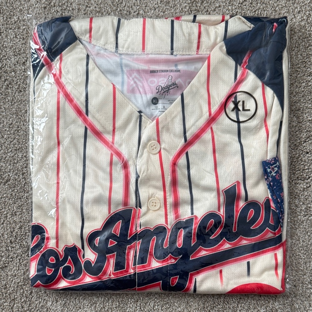 Los Angeles Dodgers Baseball Jersey - Japanese Heritage Night, Size XL